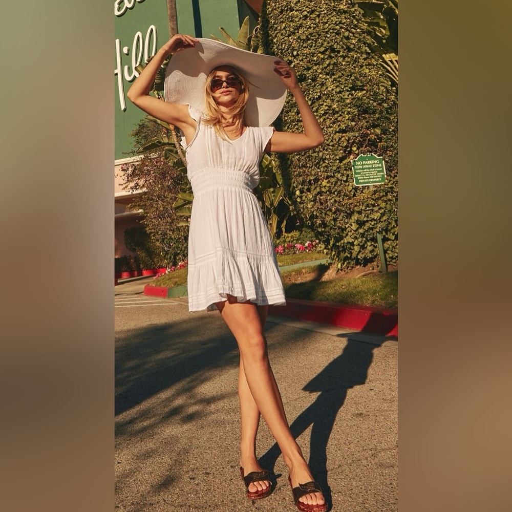 Rails Elegant White Mini Dress
